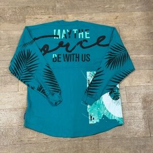 Disney Star Wars Rebel Leader Spirit Jersey May the Force Be With Us Size M